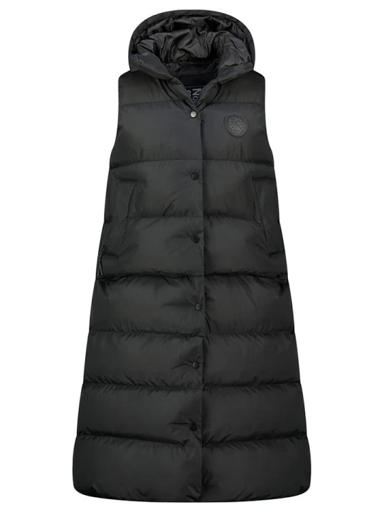 Zdjęcie produktu Geographical Norway Kamizelka pikowana "Villian" w kolorze czarnym rozmiar: 3XL