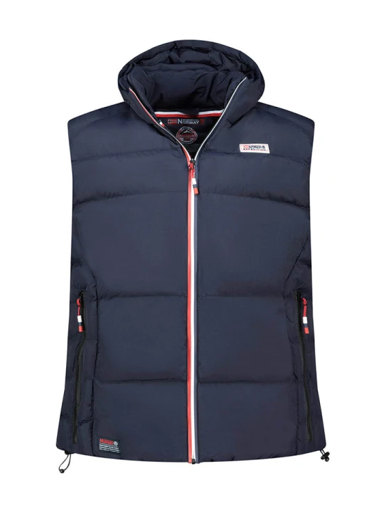 Zdjęcie produktu Geographical Norway Kamizelka pikowana "Vito" w kolorze granatowym rozmiar: S