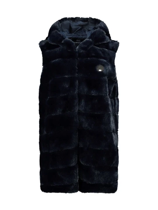 Zdjęcie produktu Geographical Norway Kamizelka polarowa "Uphemere" w kolorze granatowym rozmiar: M