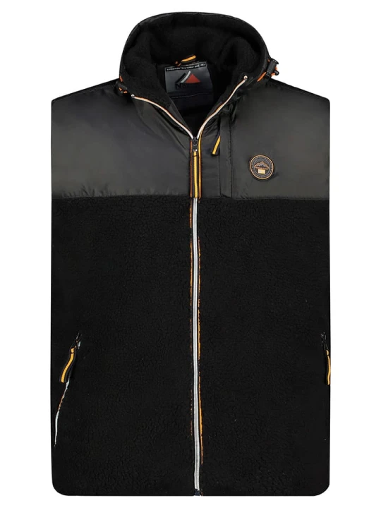Zdjęcie produktu Geographical Norway Kamizelka polarowa "Vlyssim" w kolorze czarnym rozmiar: XL