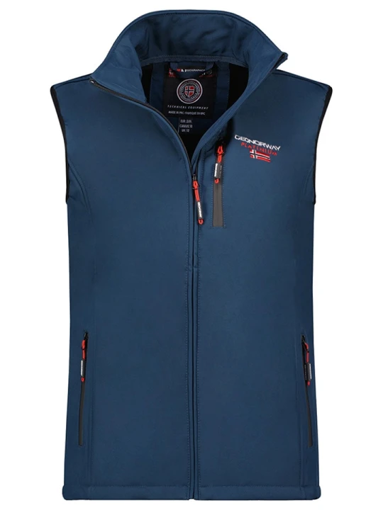 Zdjęcie produktu Geographical Norway Kamizelka softshellowa "Vacer" w kolorze granatowym rozmiar: onesize