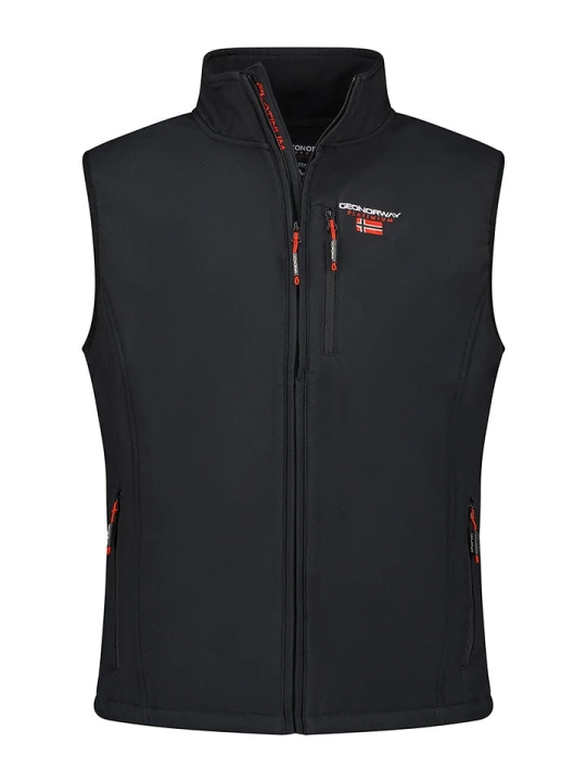 Zdjęcie produktu Geographical Norway Kamizelka softshellowa "Vakito" w kolorze czarnym rozmiar: XXL