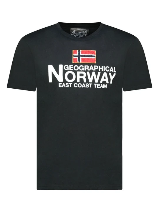 Zdjęcie produktu Geographical Norway Koszulka "Jacky" w kolorze czarnym rozmiar: XL
