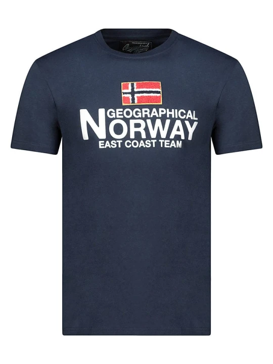 Zdjęcie produktu Geographical Norway Koszulka "Jacky" w kolorze granatowym rozmiar: 164