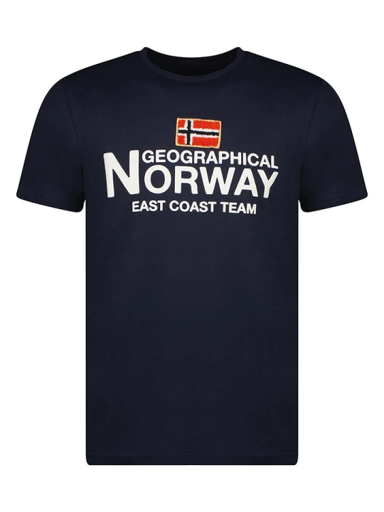 Zdjęcie produktu Geographical Norway Koszulka "Jacky" w kolorze granatowym rozmiar: XL