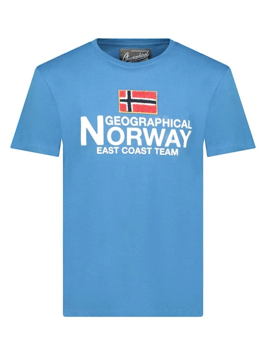 Zdjęcie produktu Geographical Norway Koszulka "Jacky" w kolorze niebieskim rozmiar: 164