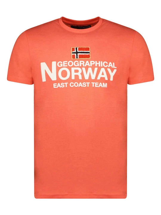 Zdjęcie produktu Geographical Norway Koszulka "Jacky" w kolorze pomarańczowym rozmiar: S
