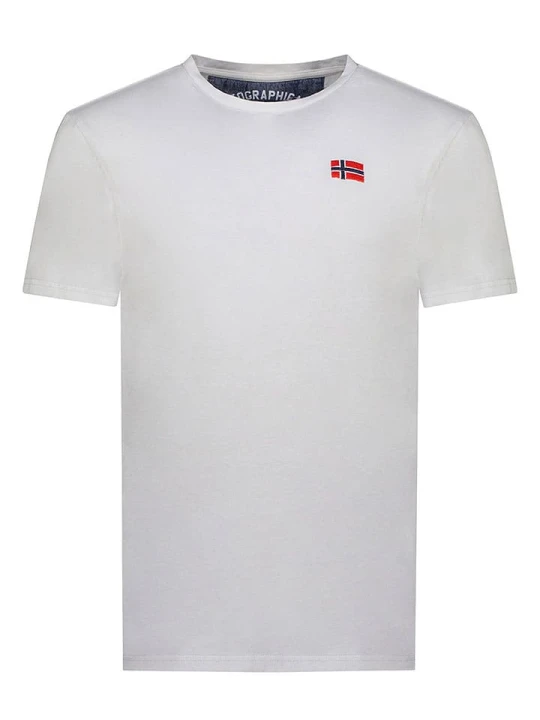 Zdjęcie produktu Geographical Norway Koszulka "Jactus" w kolorze szarym rozmiar: 128