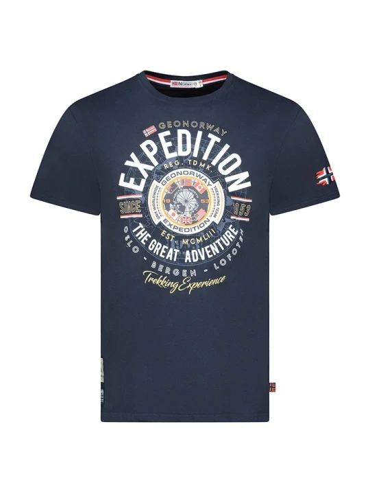 Zdjęcie produktu Geographical Norway Koszulka "Jaldemar" w kolorze granatowym rozmiar: 164