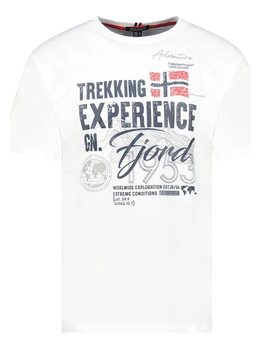 Zdjęcie produktu Geographical Norway Koszulka "Jamais" w kolorze białym rozmiar: XXL