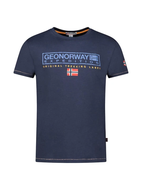 Zdjęcie produktu Geographical Norway Koszulka "Jasic" w kolorze granatowym rozmiar: 128