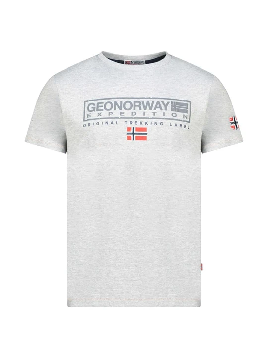 Zdjęcie produktu Geographical Norway Koszulka "Jasic" w kolorze szarym rozmiar: 128