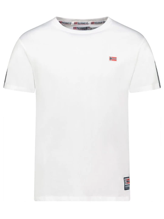 Zdjęcie produktu Geographical Norway Koszulka "Javender" w kolorze białym rozmiar: S
