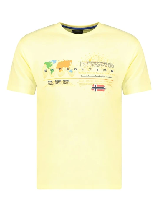 Zdjęcie produktu Geographical Norway Koszulka "Jelsea" w kolorze żółtym rozmiar: L