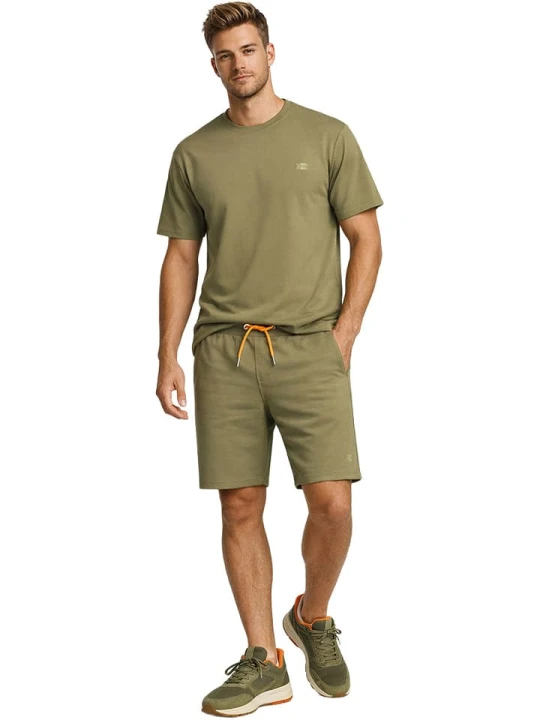 Zdjęcie produktu Geographical Norway Koszulka "Jirofar" w kolorze khaki rozmiar: L