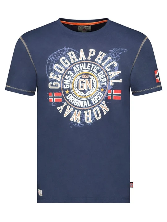 Zdjęcie produktu Geographical Norway Koszulka "Jodept" w kolorze granatowym rozmiar: S