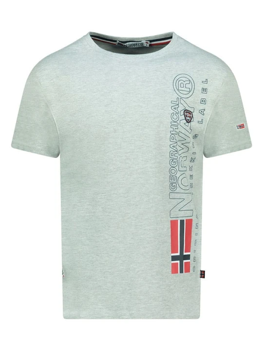 Zdjęcie produktu Geographical Norway Koszulka "Jogo" w kolorze szarym rozmiar: 164