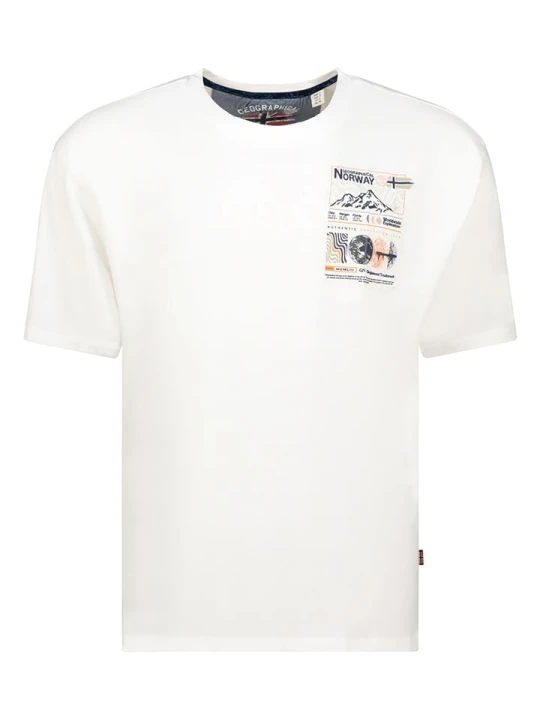 Zdjęcie produktu Geographical Norway Koszulka "Joler" w kolorze białym rozmiar: XL