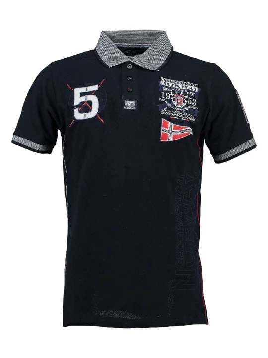 Zdjęcie produktu Geographical Norway Koszulka polo "Kantibe" w kolorze granatowym rozmiar: 140