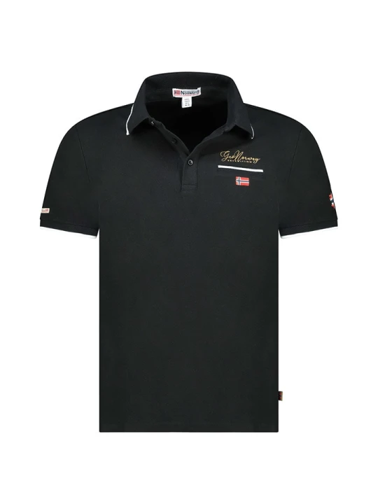 Zdjęcie produktu Geographical Norway Koszulka polo "Kara" w kolorze czarnym rozmiar: 140