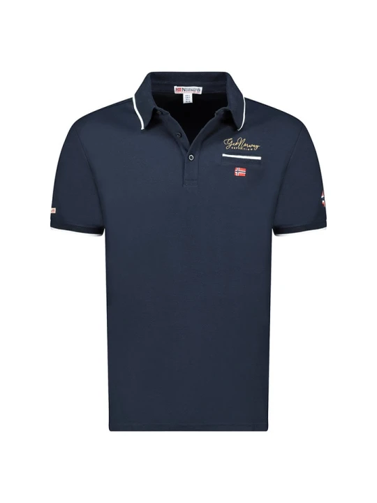 Zdjęcie produktu Geographical Norway Koszulka polo "Kara" w kolorze granatowym rozmiar: 128