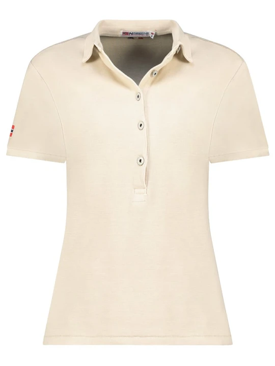 Zdjęcie produktu Geographical Norway Koszulka polo "Kars" w kolorze beżowym rozmiar: XL