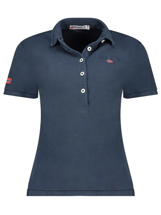 Zdjęcie produktu Geographical Norway Koszulka polo "Kars" w kolorze granatowym rozmiar: S