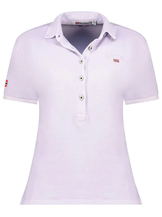 Zdjęcie produktu Geographical Norway Koszulka polo "Kars" w kolorze lawendowym rozmiar: XL