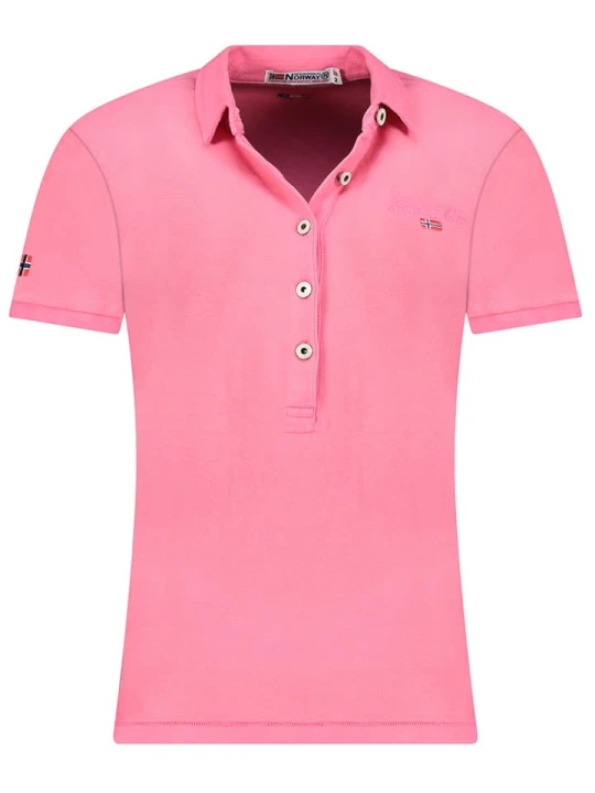 Zdjęcie produktu Geographical Norway Koszulka polo "Kars" w kolorze różowym rozmiar: XXL
