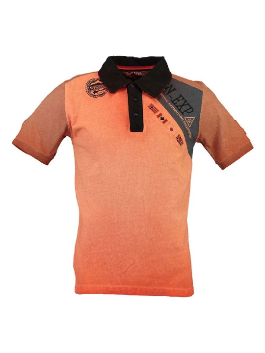 Zdjęcie produktu Geographical Norway Koszulka polo "Kasri" w kolorze pomarańczowym rozmiar: 128