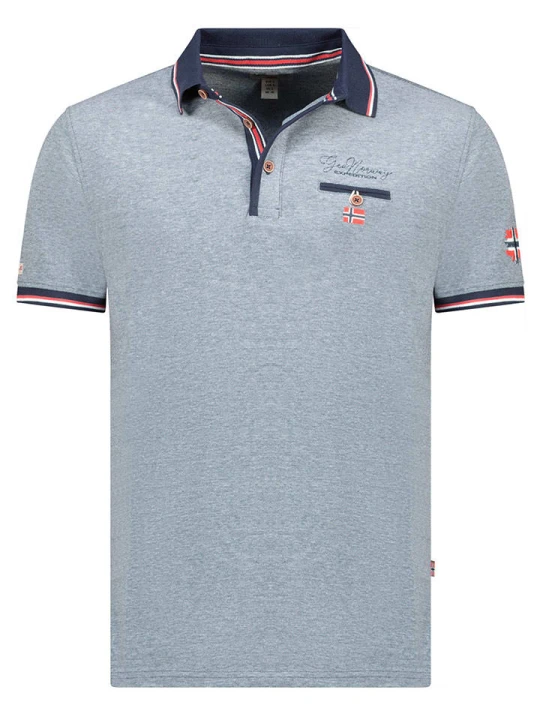 Zdjęcie produktu Geographical Norway Koszulka polo "Kblended" w kolorze niebieskim rozmiar: S