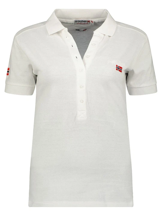 Zdjęcie produktu Geographical Norway Koszulka polo "Kelly" w kolorze białym rozmiar: XL