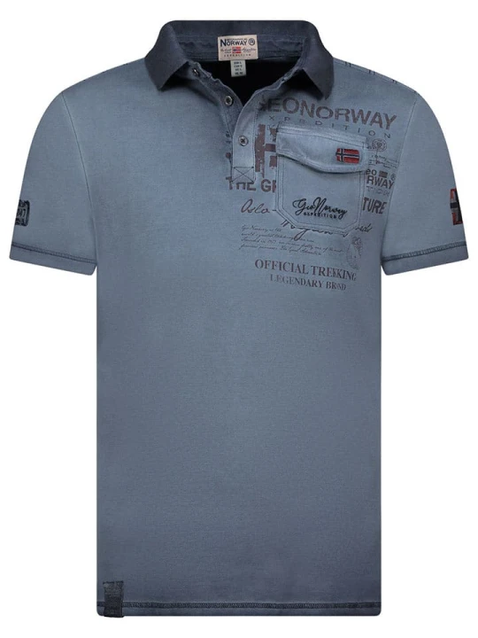 Zdjęcie produktu Geographical Norway Koszulka polo "Keony" w kolorze granatowym rozmiar: S