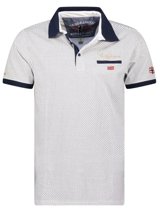 Zdjęcie produktu Geographical Norway Koszulka polo "Kingdom" w kolorze białym rozmiar: 152
