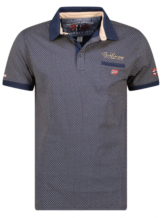 Zdjęcie produktu Geographical Norway Koszulka polo "Kingdom" w kolorze granatowym rozmiar: S