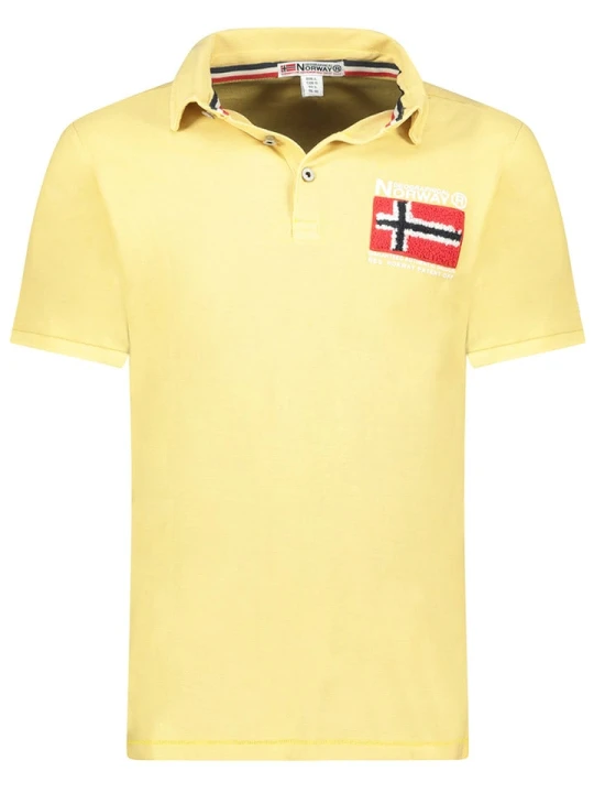 Zdjęcie produktu Geographical Norway Koszulka polo "Kinvite" w kolorze żółtym rozmiar: XXL