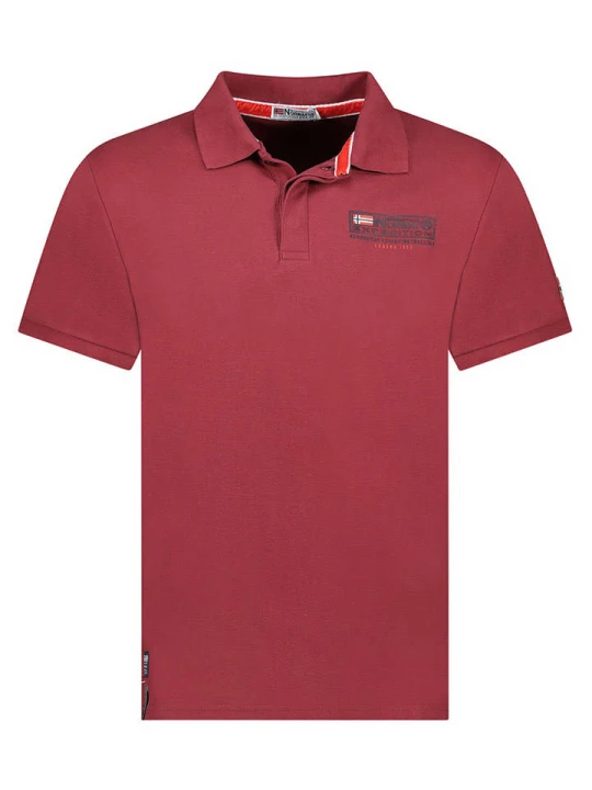 Zdjęcie produktu Geographical Norway Koszulka polo "Koffroy" w kolorze bordowym rozmiar: S
