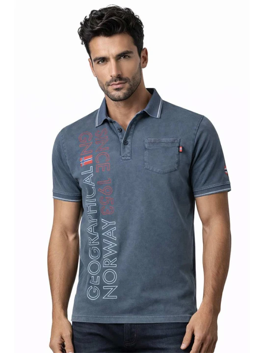 Zdjęcie produktu Geographical Norway Koszulka polo "Konakri" w kolorze granatowym rozmiar: 3XL
