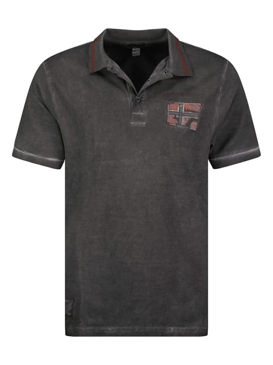 Zdjęcie produktu Geographical Norway Koszulka polo "Kotz" w kolorze czarnym rozmiar: M