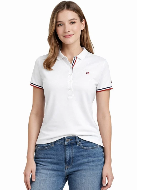 Zdjęcie produktu Geographical Norway Koszulka polo "Kryptonite" w kolorze białym rozmiar: XXL