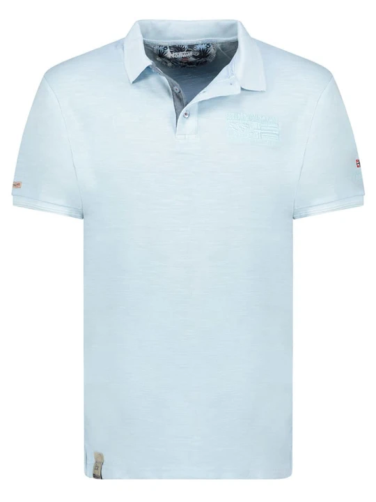 Zdjęcie produktu Geographical Norway Koszulka polo "Kslub" w kolorze błękitnym rozmiar: S