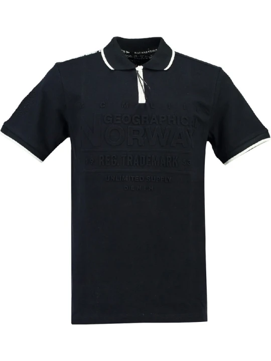 Zdjęcie produktu Geographical Norway Koszulka polo "Kupply" w kolorze granatowym rozmiar: 140