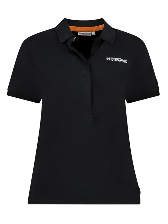 Zdjęcie produktu Geographical Norway Koszulka polo w kolorze czarnym rozmiar: M