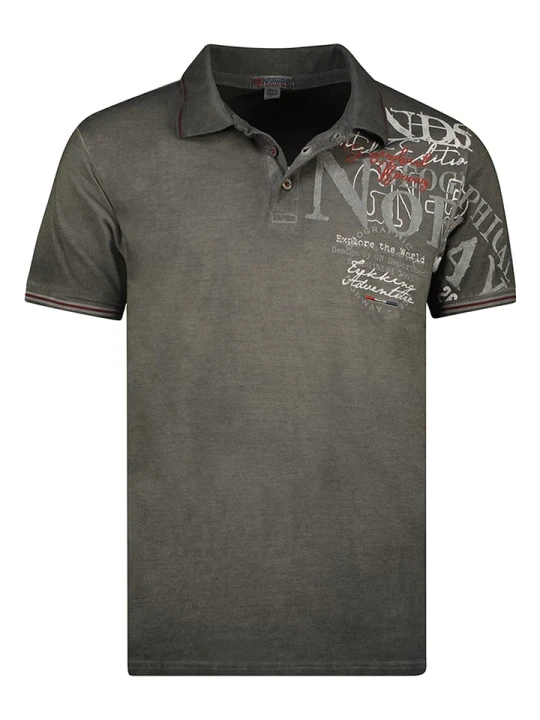 Zdjęcie produktu Geographical Norway Koszulka polo w kolorze czarnym rozmiar: M