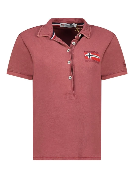 Zdjęcie produktu Geographical Norway Koszulka polo w kolorze czerwonym rozmiar: XL
