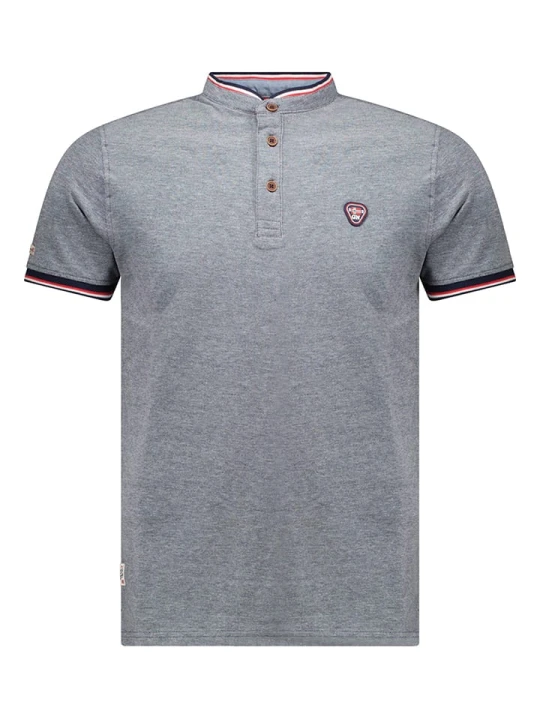 Zdjęcie produktu Geographical Norway Koszulka polo w kolorze szarym rozmiar: L