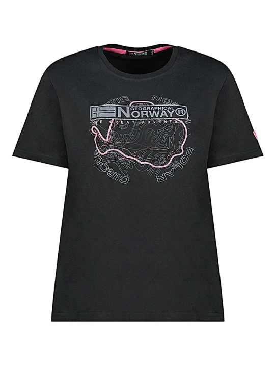 Zdjęcie produktu Geographical Norway Koszulka w kolorze czarnym rozmiar: S