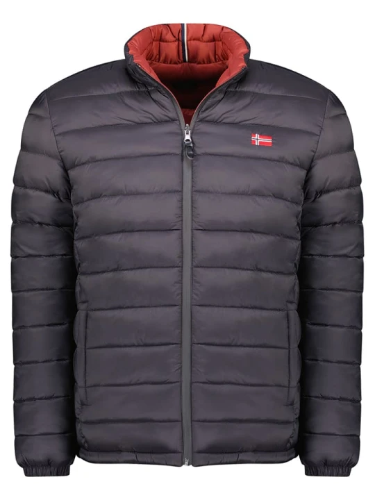 Zdjęcie produktu Geographical Norway Kurtka dwustronna "California" w kolorze czarnym rozmiar: S