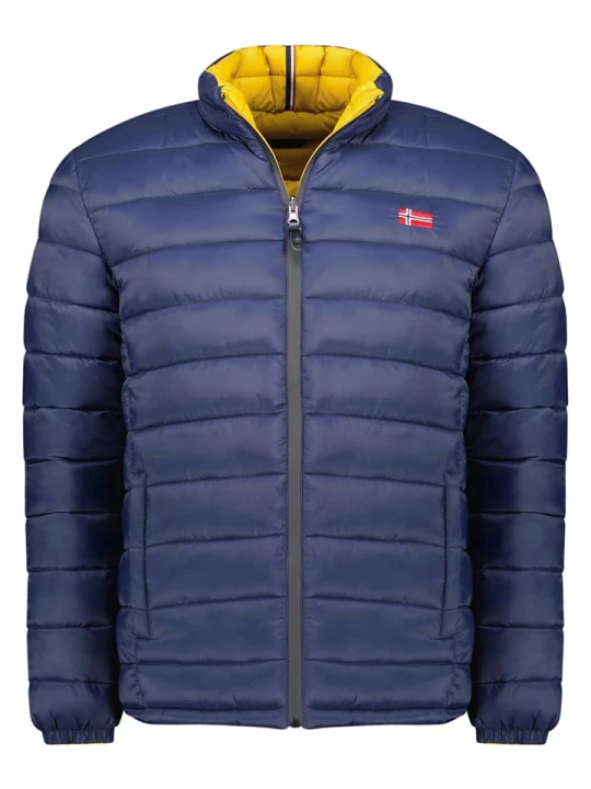 Zdjęcie produktu Geographical Norway Kurtka dwustronna "California" w kolorze niebieskim rozmiar: S