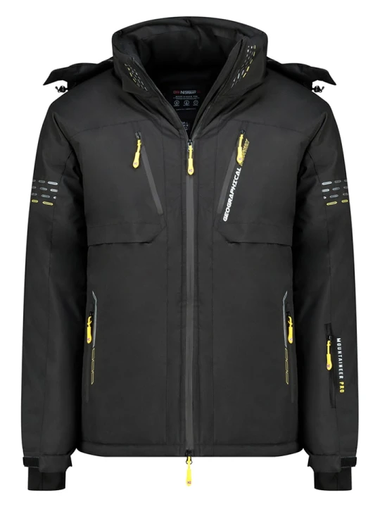 Zdjęcie produktu Geographical Norway Kurtka narciarska "Waldo" w kolorze czarnym rozmiar: S
